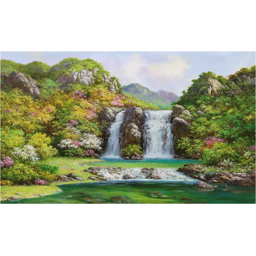 Hand painted landscape realistic oil painting Original artwork Falt canvas Home Decor collection Art Wall | Дом и сад