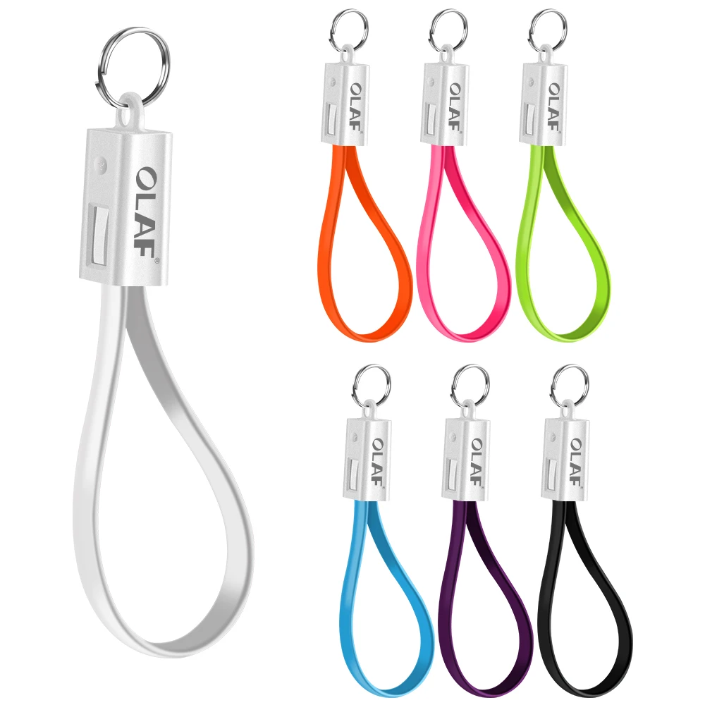 

Multi-Function USB Cable For iPhone iPad For Fast Charger Cable KeyChain Accessory Portable Charging Sync Data Cord for Samusng