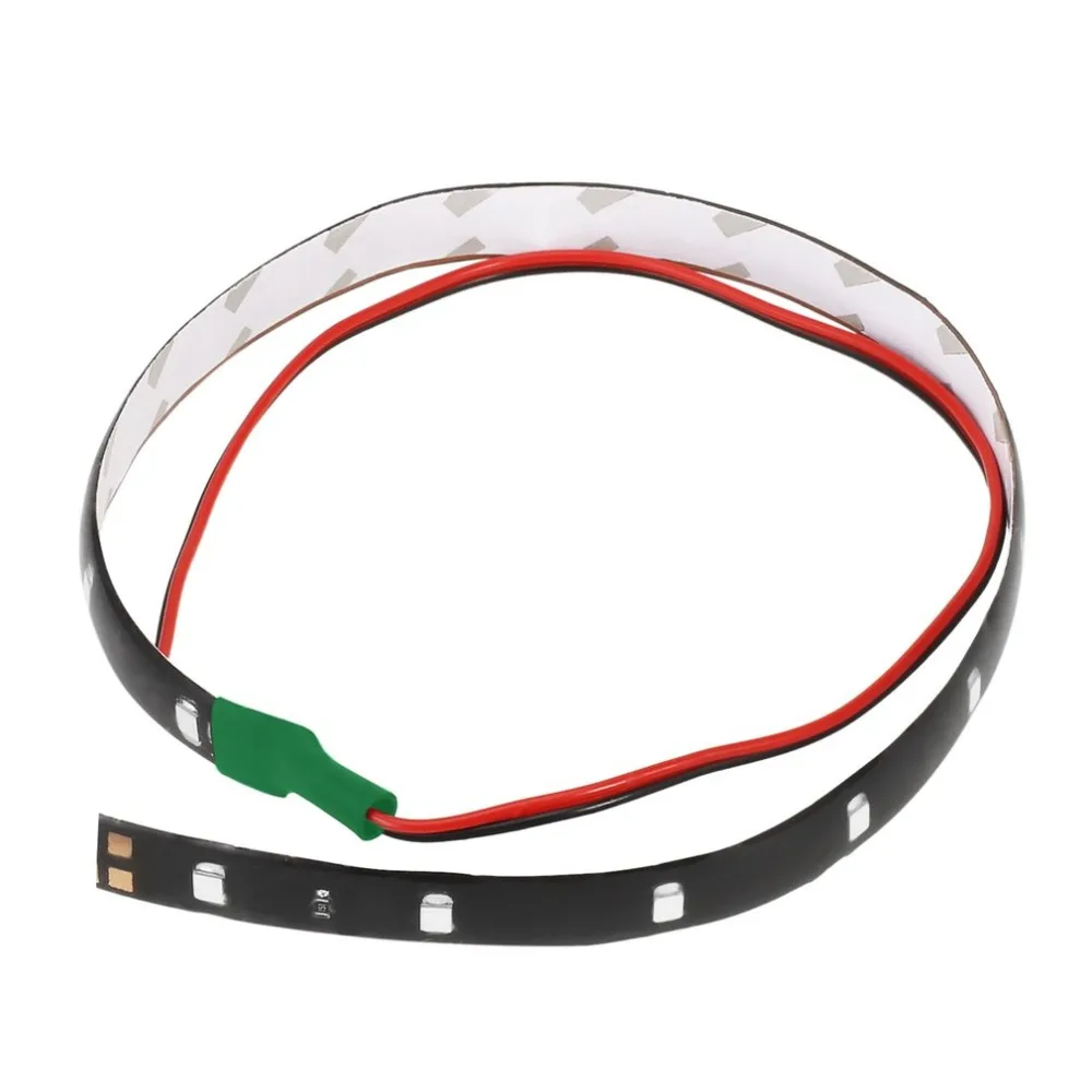 Waterproof 30CM 15LED Super Bright Flexible Strip Light Daytime Running Decoration For Auto Car Motorcycle Truck | Лампы и освещение