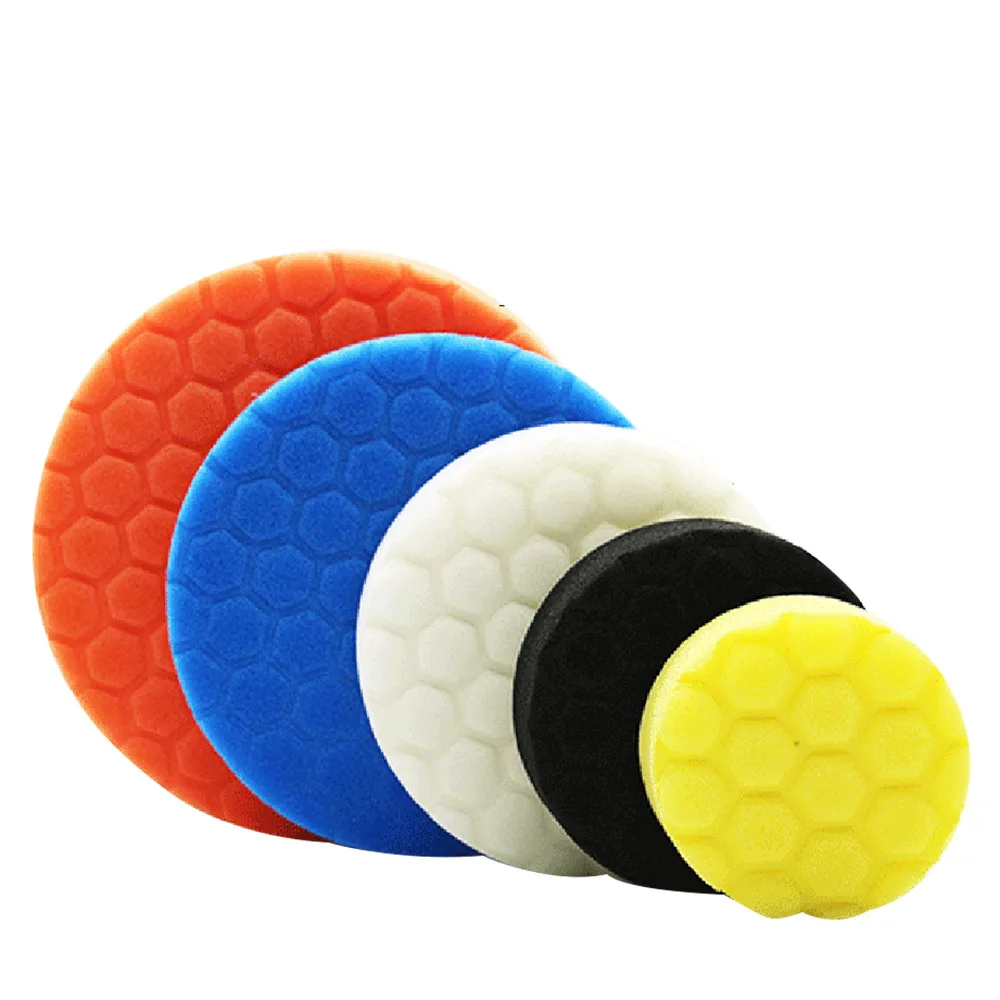 

5 pcs 3/4/5/6/7 Inch Polishing Sponge Pad Brush Cushion Hand Tool Kit For Car Polisher Wax Dropshiping