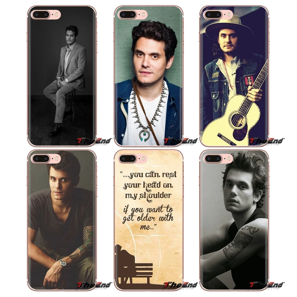 

Soft TPU Cover For Huawei G7 G8 P7 P8 P9 P10 P20 P30 Lite Mini Pro P Smart Plus 2017 2018 2019 Pop Male Singer john mayer guitar