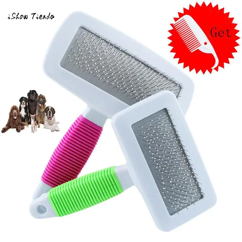 ISHOWTIENDA New 1PC 15.5*12*6cm Pet Puppy Dog Cat Hair Shedding