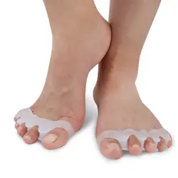 1 пара силиконовые гель для ухода за кожей ног бурьон протектор Носок сепараторы разделитель корректоры для ног для мужчин и женщин