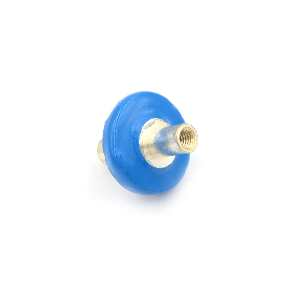 1 шт. 102 3KV 1nf 1000pf 4 мм резьбы 20*25 мм синего цвета высокого Напряжение Керамика конденсатор в форме дверной ручки