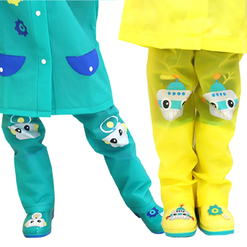 Kids Waterproof Rain Pants Hiking Leg Gaiters Raincoat For Children