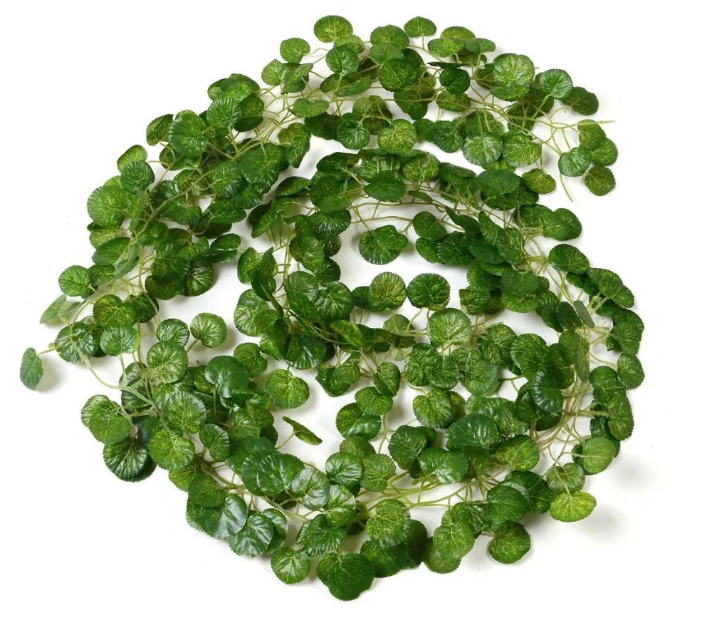 144Feet 24 Artificial Lotus leaf Vine English Ivy Silk Greenery Wedding