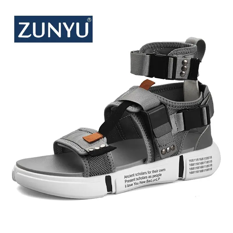 ZUNYU/Новинка 2019 года модные летние мужские сандалии-гладиаторы пляжные сандалии