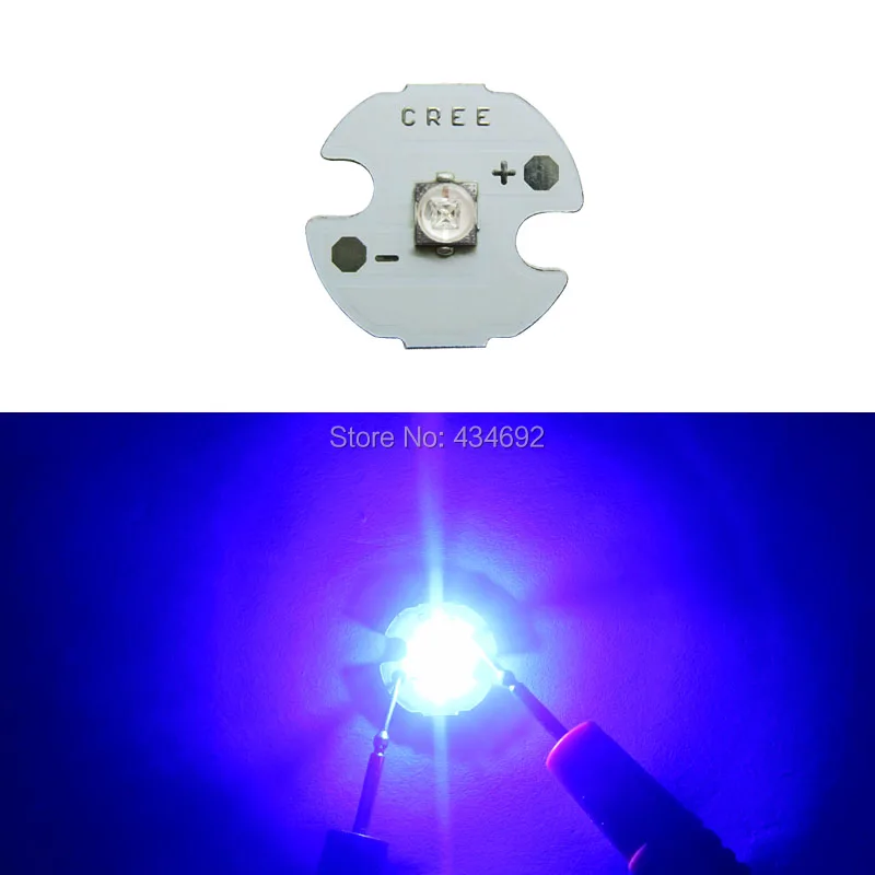 Kiwilighting Cree XT E XTE 5W LED теплый белый 3000 3200K холодный 6000 6500K Королевский синий 450 455nm