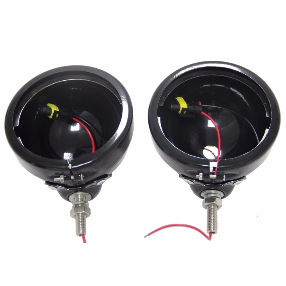 

4.5 inch Housing bracket mount ring bucket For 4.5 inch Spot Fog Passing Light For Har-ley Touring Electra Glide(2 pcs)