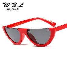 WarBLade женские очки с прозрачными линзами UV400 10 цветов модные женские солнцезащитные очки кошачий глаз брендовые дизайнерские винтажные