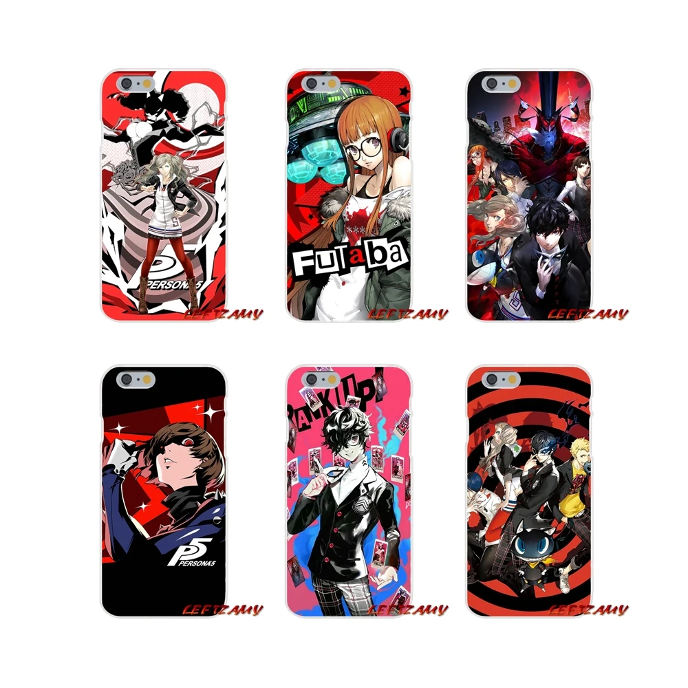Diy роскошные Persona 5 P5 аксессуары чехлы для телефонов Чехлы Samsung Galaxy S3 S4 S5 MINI S6 S7 edge S8