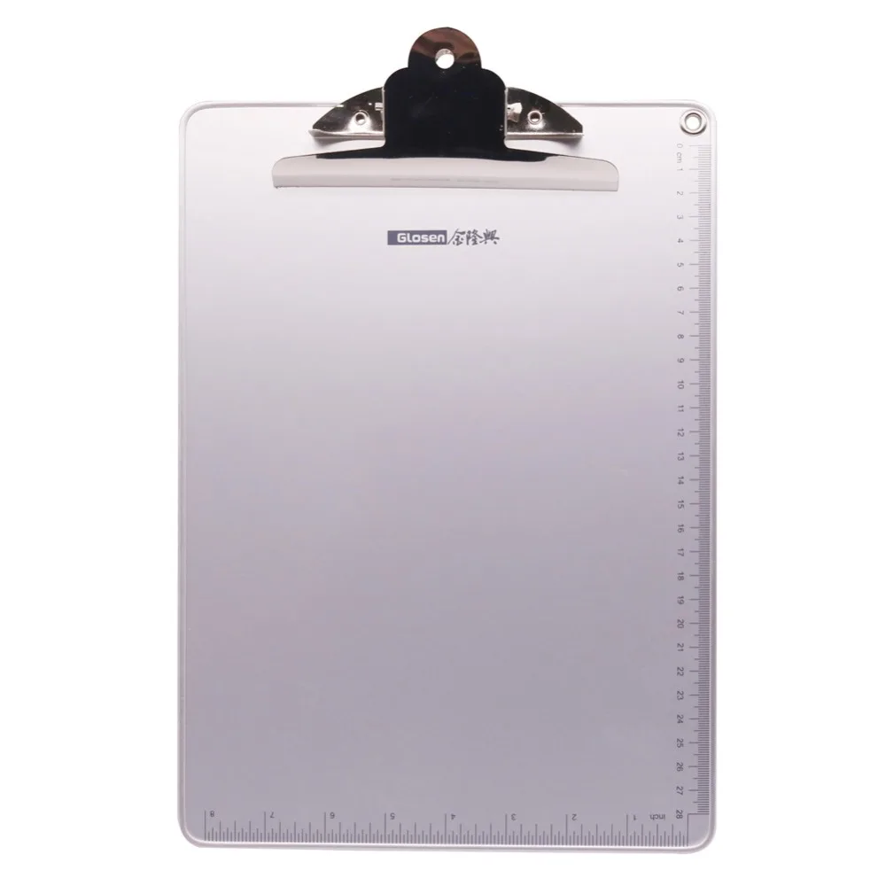 

1 pcs Plastic A4 clip Writing folder Board pad Reading Frame Office Stationery Bill file Folder Speech Clip Business stationery