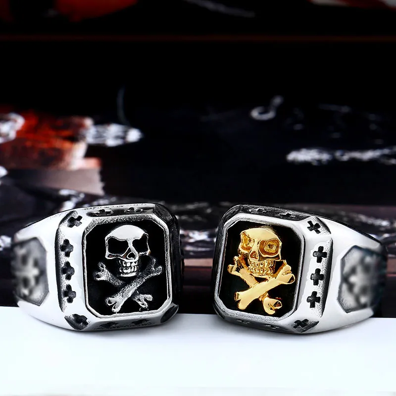 Beier 316L Stainless Steel ring biker Ring skull Man's special copper fashion jewelry BR8-331