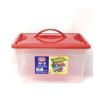 

Plastic Forte-Cash Box sorting 12 LTR with cap Red Little