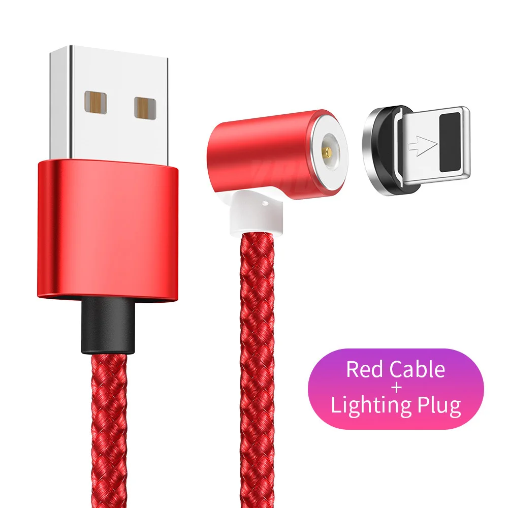 YBD 2 м 1 м l-тип Магнитный зарядный кабель Micro usb type C кабель для iPhone к USB шнур для iPhone Магнитный зарядный провод для iPhone X - Цвет: for iphone cable