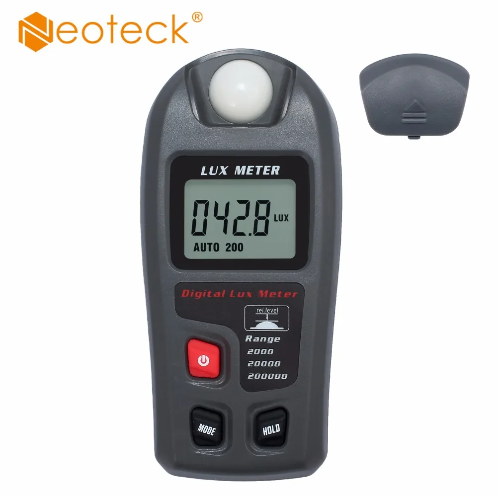 Proster Digital Luxmeter - High Accuracy Illuminance Light Meter With LCD Display - Range 0.1-200000 Lux - Ideal For Measurement And Calibration | Buy Now With Express International Delivery