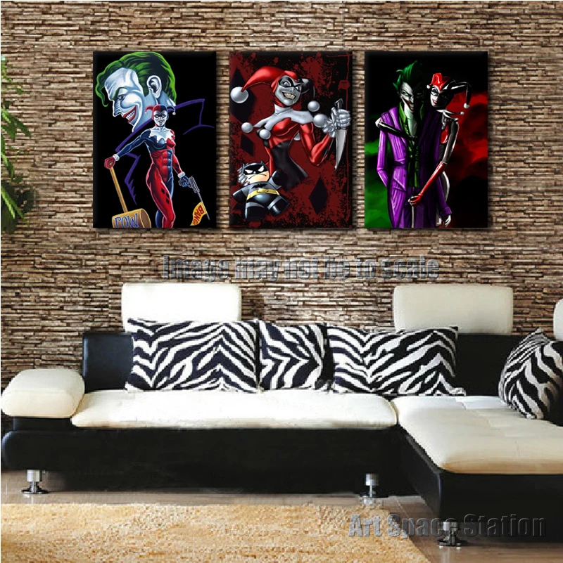 Dc Comics Wall Art aliexpress : buy harley quinn batman joker dc comics poster Dc Comics Wall Art aliexpress : buy harley quinn batman joker dc comics poster