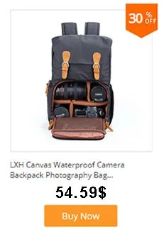 Стиль Холст Водонепроницаемый рюкзак для камеры видео сумка для фотокамеры многофункциональная DSLR сумка для Canon Nikon sony сумка чехол