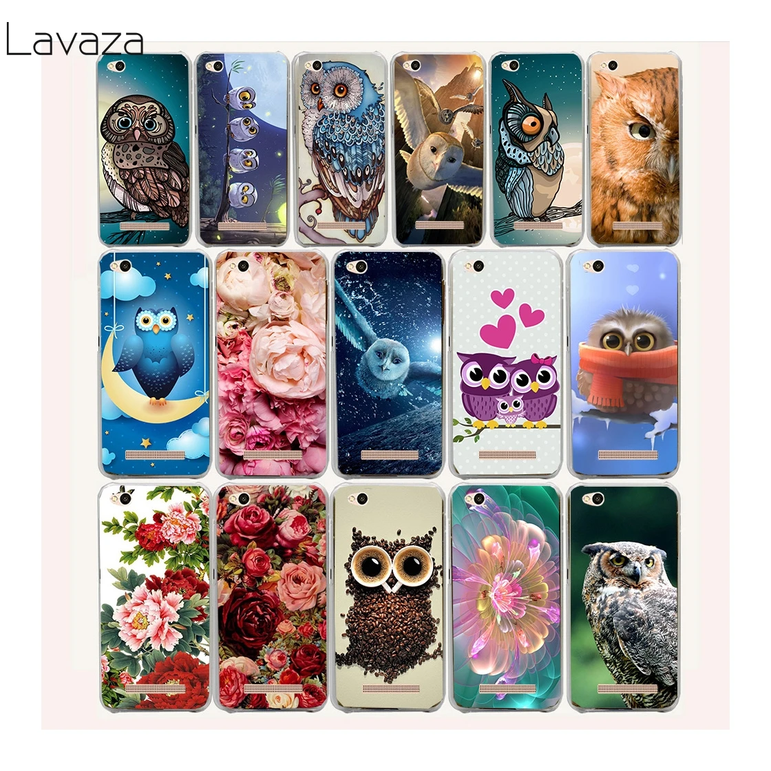 Lavaza 27af Cute Owls Cartoon Animal flower Hard Case for Xiaomi redmi 4A 5 Plus Note 5 4X 5A 4 Prime 6A 6 Pro S2