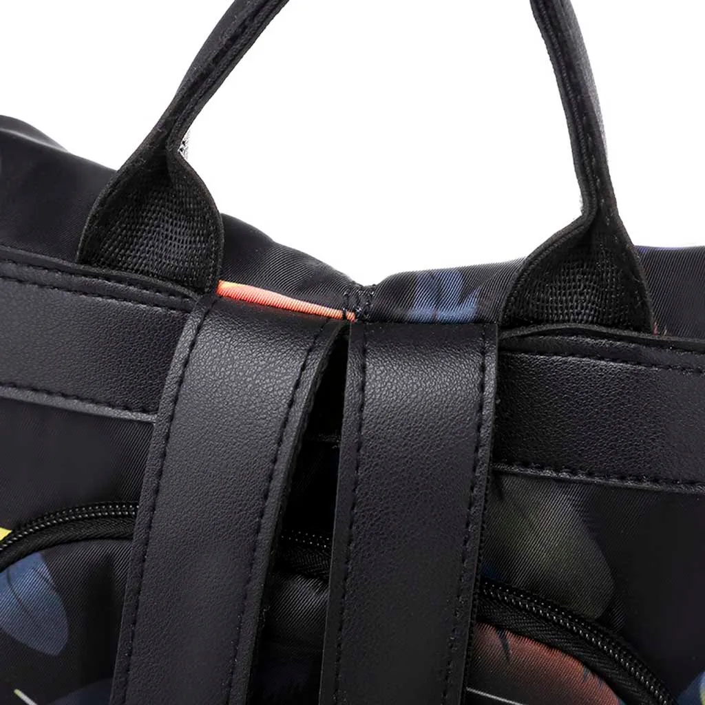 Женская сумка-рюкзак нейлоновая Противоугонная Водонепроницаемая Повседневная трансформер Рюкзак Легкая школьная сумка через плечо