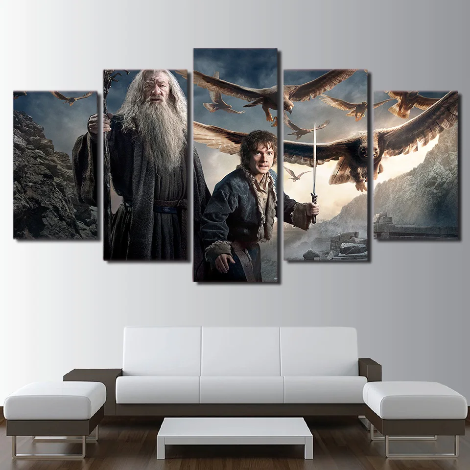 Printed Painting Wall Art Frame Canvas Living Room Gandalf ...