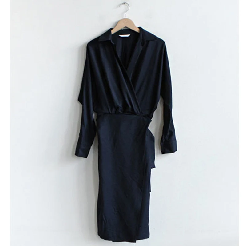 Vintage-wrap-shirt-dress-Women-v-neck-front-split-tie-waist-dress-2017-Autumn-summer-casual.jpg_640x640 (1)