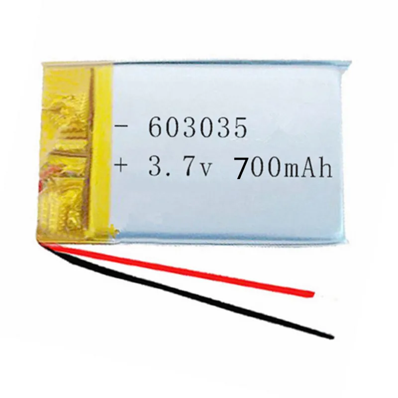 Бесплатная доставка полимерный аккумулятор 700 mah 3,7 V 603035 умный дом литий ионный аккумулятор для dvr GPS mp3 mp4|Перезаряжаемые батареи| | АлиЭкспресс