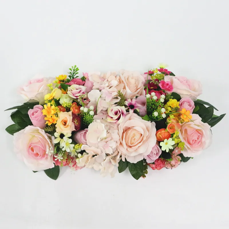 Flone Artificial Flowers Row wedding arch fake flowers Silk backdrop Flower For Wedding Arch Door home Party DIY Decoration
