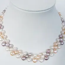 27373 внимание, пожалуйста, последние дни со скидкой! Красивое Жемчужное ожерелье. Wu