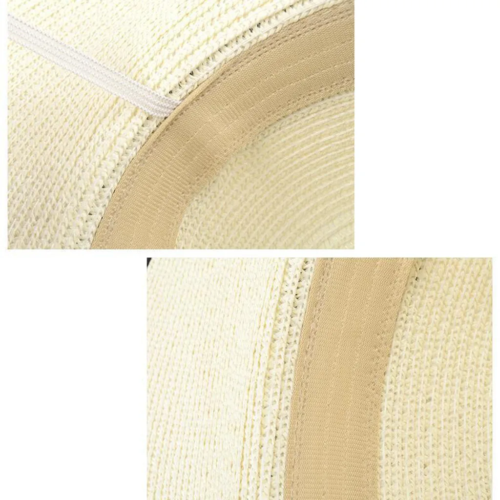 Элегантная стильная летняя большая соломенная шляпа с полями для взрослых женщин и девочек, модная Солнцезащитная шляпа с УФ-защитой, защищающая большой бант, летняя пляжная шляпа* 1