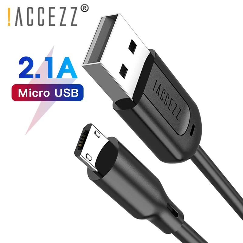 

!ACCEZZ Micro USB Charge Cable For Samsung Huawei LG Xiaomi Android Phone Charging Cables For Sony Lenovo Charger Sync Data Line