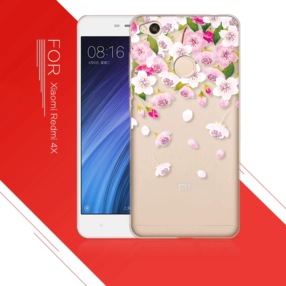 Coque For Xiaomi Redmi 4x Case Silicone Clear Transparent Soft Cover