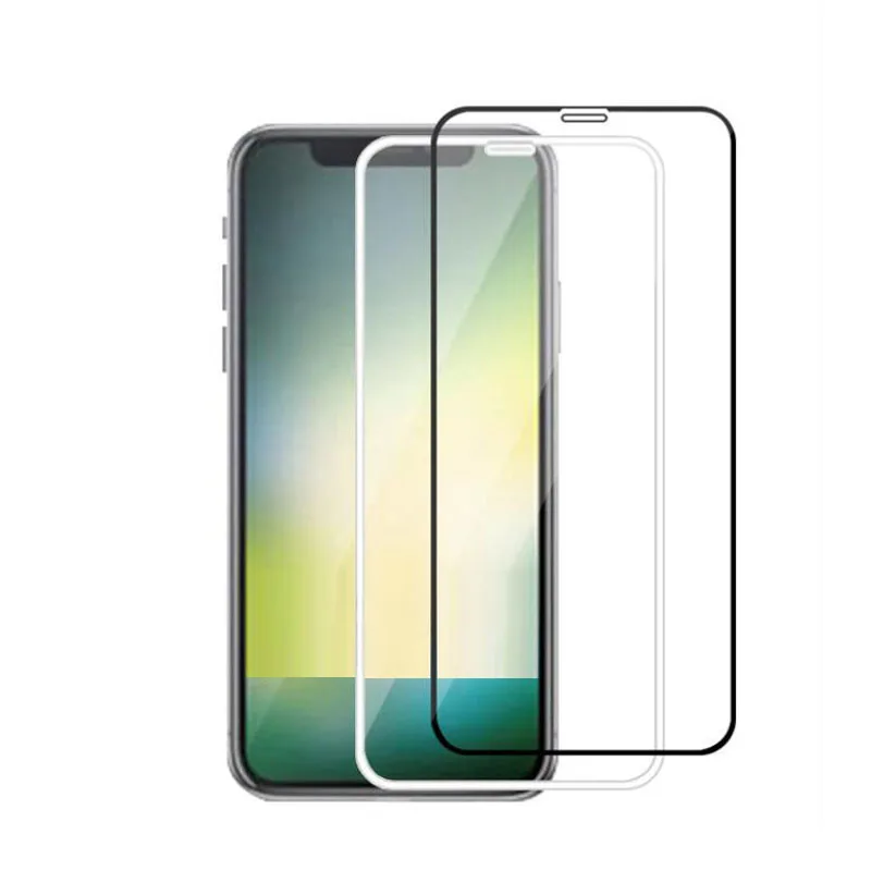 Полное покрытие прозрачная защитная пленка для iphone X XR XS Max Закаленное стекло