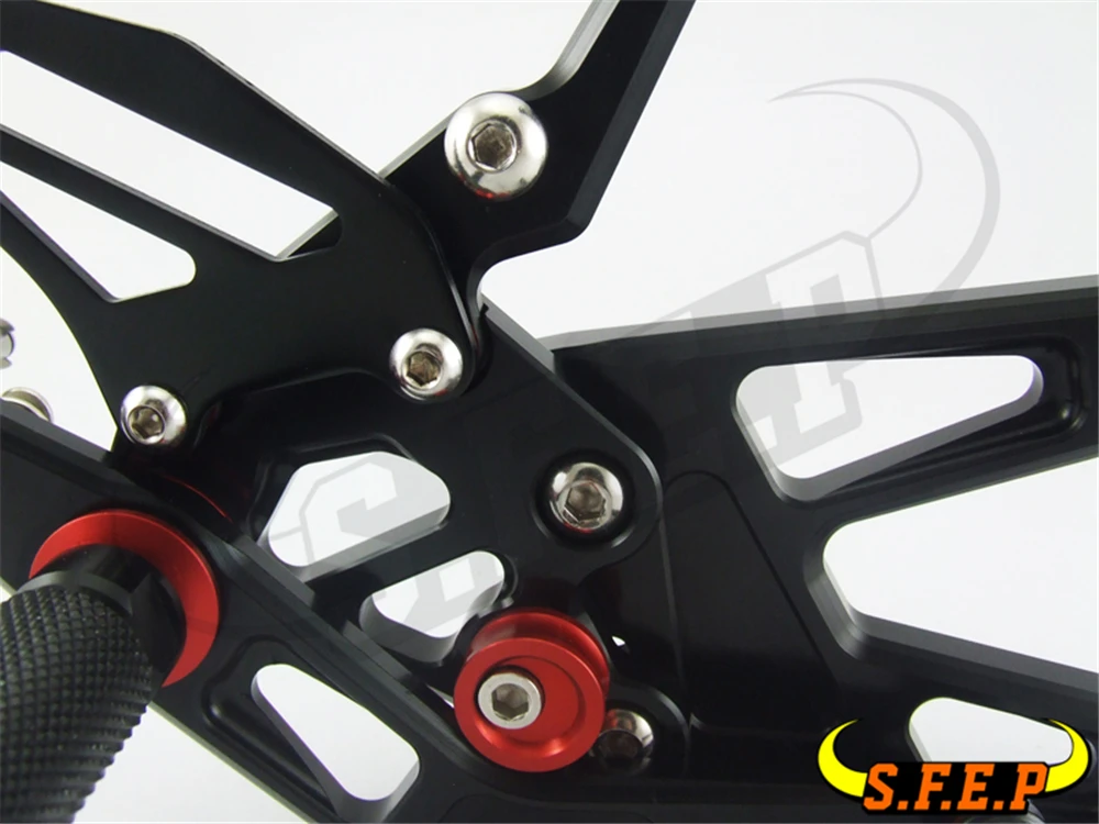 CNC регулируемые Rearset подножки педаль для Yamaha YZF-R6 2003-2004-2005