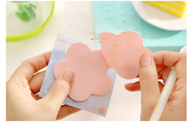 Jonvon Satone 32pcs Notepad Cute Shape Sticky Notes Candy Notebooks Message Memo Pad Korean Stationery Office Supplies Wholesale