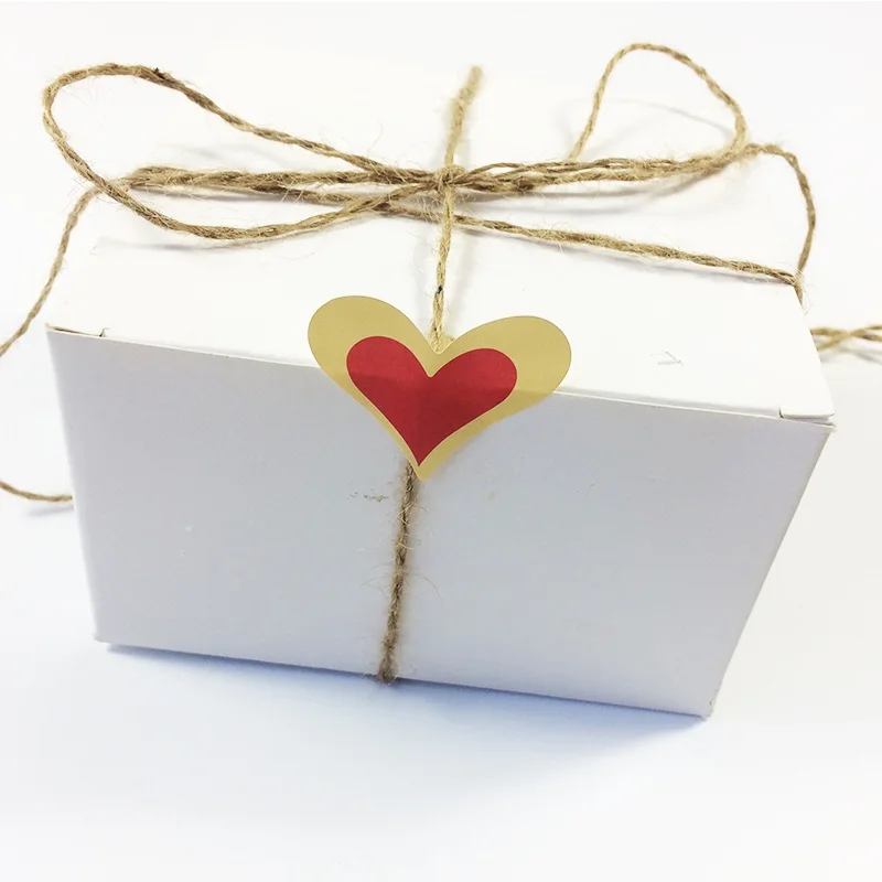 90 шт./лот Kawaii Stikers красный романтичная, в форме сердца Kraft бумага печать стикеры для ручной работы продукты подарок на Новый год посылка Label