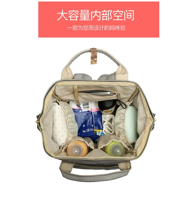 Fashion Mummy Diaper Bag Backpack Multifunction Maternity Nappy Bag Large Capacity Waterproof Travel Mom Organizer For Baby Care (32)