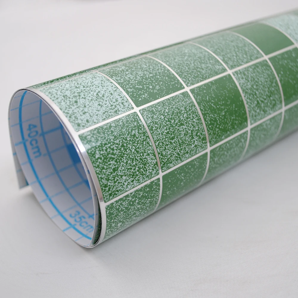 Rainqueen 2,5/5 м виниловые самоклеющиеся мозаичные наклейки из алюминиевой фольги для ванной комнаты, водостойкие наклейки на плитку для кухни, маслостойкие обои