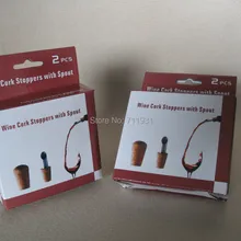 Новая упаковка! Изысканная Высококачественная насадка для винной бутылки, вся пищевая пробка, 5 комплектов = 10 шт.,, бутылка pourer, экспорт