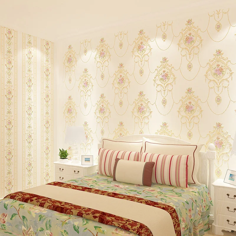 European Big Floral 3D Wallpaper for Walls Mural Non-woven Flower Wall Paper Roll Living Room Bedroom Wallcovering papel pin European Big Floral 3D Wallpaper for Walls Mural Non-woven Flower Wall Paper Roll Living Room Bedroom Wallcovering papel pin