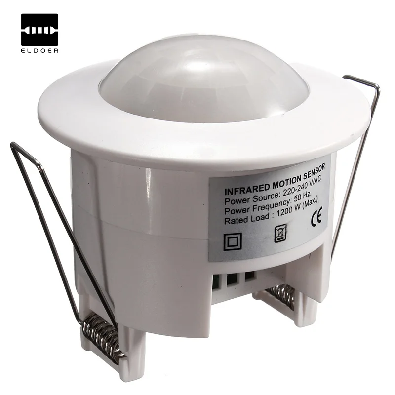 

Brand New 1 pcs 360 Degree Mini Recessed PIR Ceiling Occupancy Motion Sensor Detector Switch High Quality