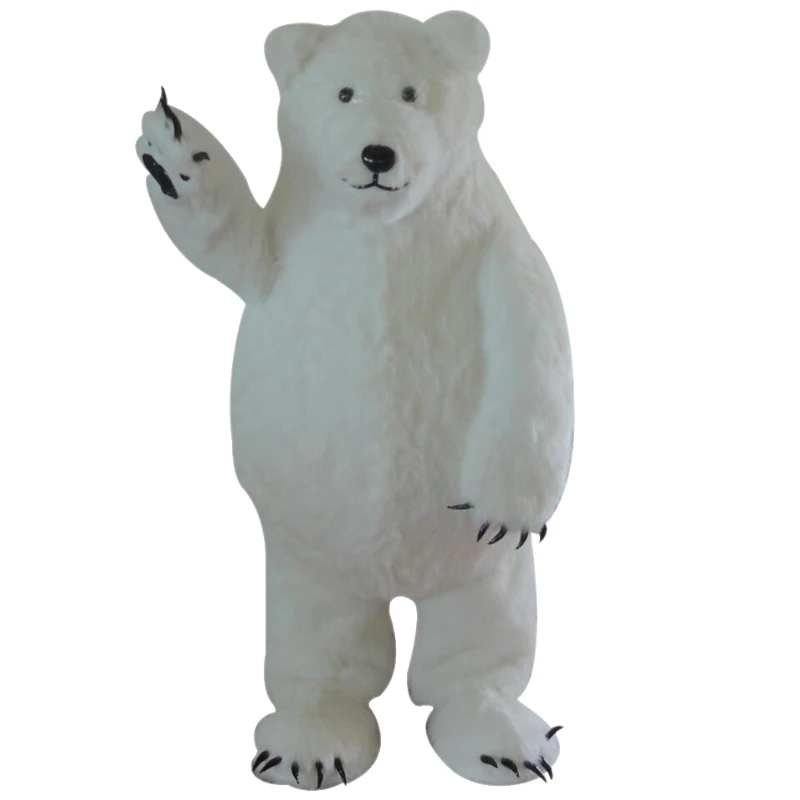 

Custom Made White Polar Bear Mascot Costume White Bear Cosplay Mascot Custom for Halloween