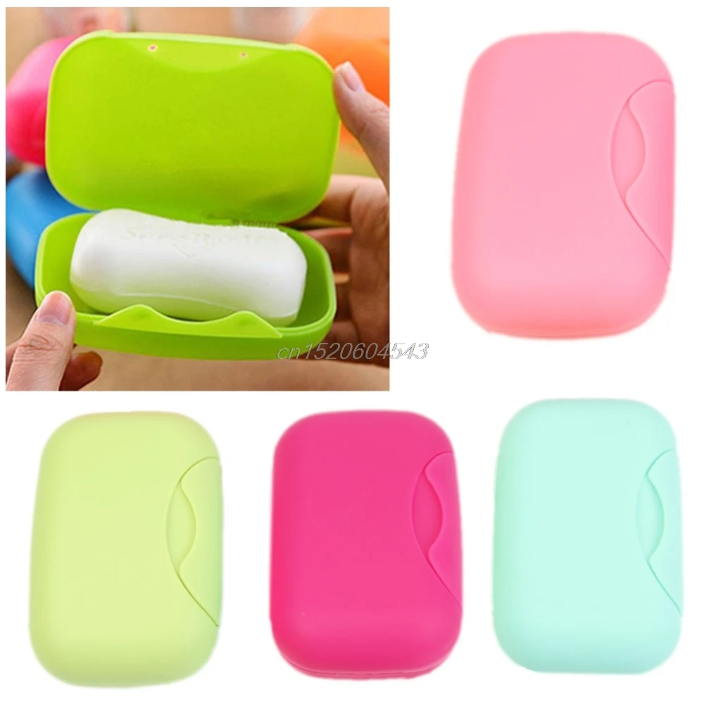 Travel Portable Soap Dish Case Holder Container Box Outdoor Hiking