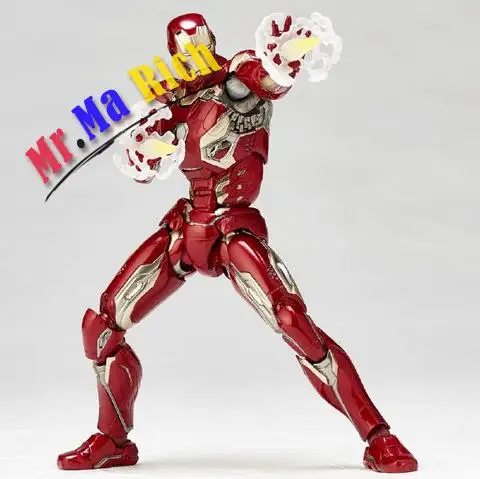 

Animation Figure Iron Man Mk45 Juguetes Pvc Action Figure Brinquedos Iron Man Model Doll Toys 15cm
