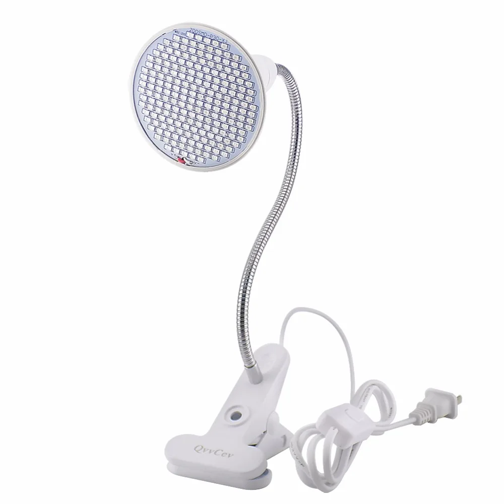 Cena 200 oświetlenie led do uprawy żarówki lampy roślin kwiat lampy do uprawy warzyw na domowy system szklarni hydroponicznej + uchwyt biurkowy klip