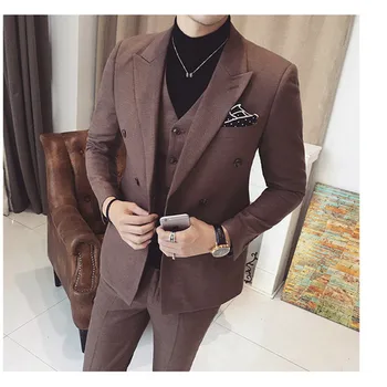 

Slim latest coat pant designs blazer masculino Mens Suits Ternos Masculino 2017 Spring Autumn Blazer Jacket one set men suit