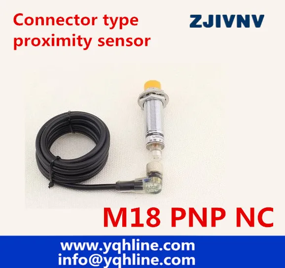 

Best quality CE approval 2 year warranty connector type proximity induction sensor PNP NC DC 3 wires inductive switch with plug