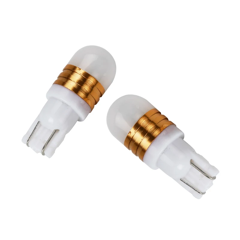 

OKEEN 10PCS White t10 5w5 led car t10 bulb car interior light canbus car led bulb cob marker lamp 7020 3SMD car LED Light Bulb