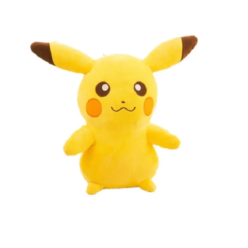 

35cm Pikachu Dective Funny Figure Plush Toys High Quality Movie anime Dolls Stuffed Animals Toys for Children's Birthday Gift
