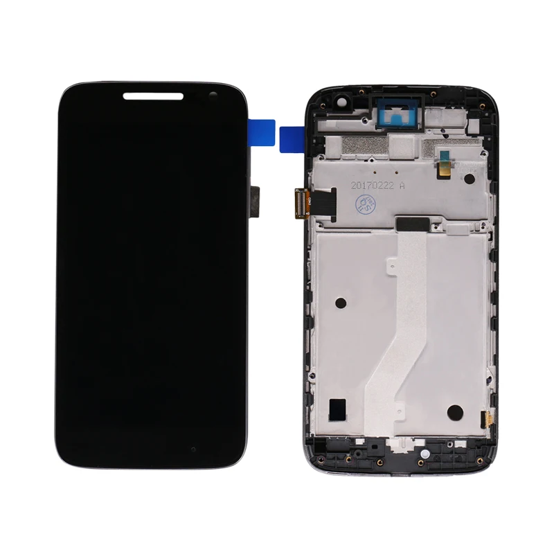 Для Motorola MOTO G4 Play LCD дисплей сенсорный экран дигитайзер сборка + рамка Xt1601 Xt1602 XT1603 5